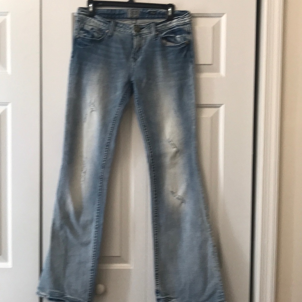 Rerock for express flare size 8 jeans